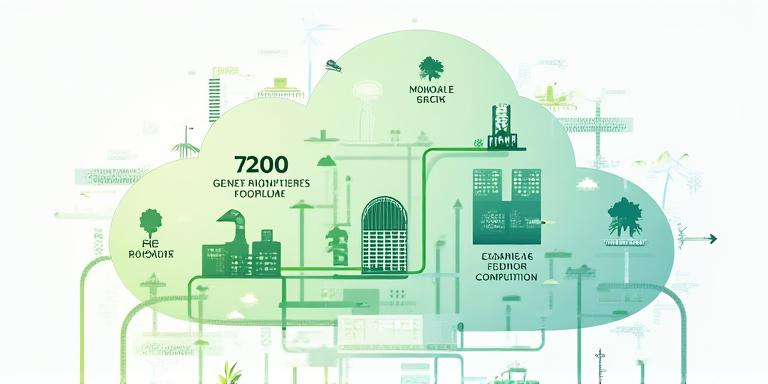 Diagramma dell'efficienza energetica nel cloud